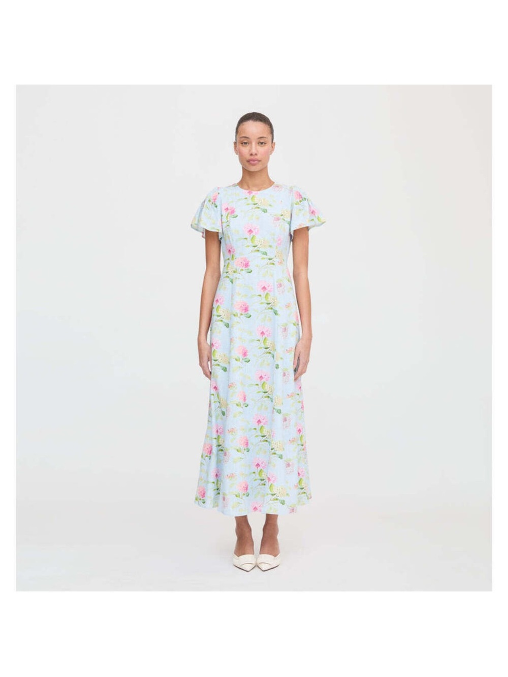 Hill House Dominique Dress in Hydrangea Chintz Size Small